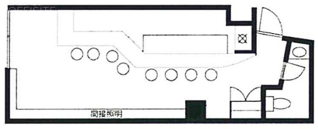 関内リバティビル5-D 間取り図