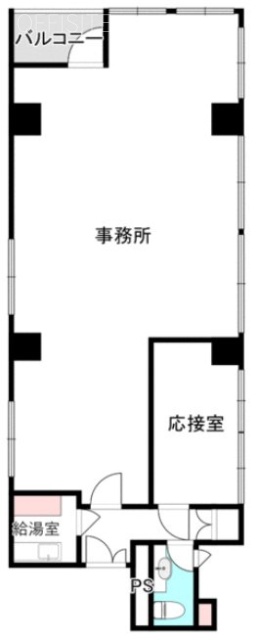 四谷TTビル6F 間取り図