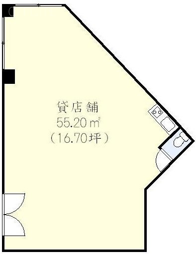 平凡立教前ビル1F 間取り図