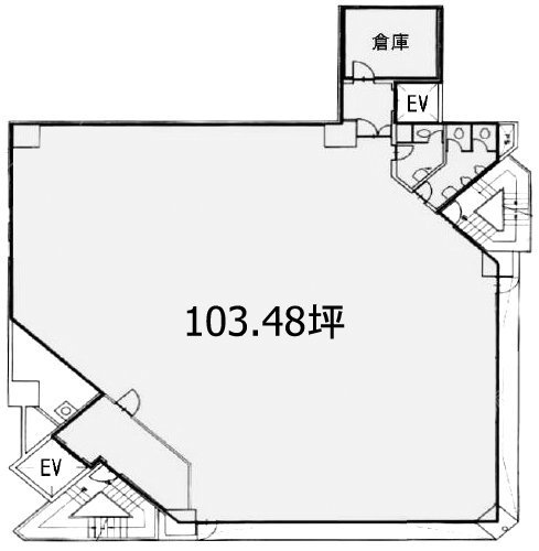 DS市ヶ谷ビル3F 間取り図