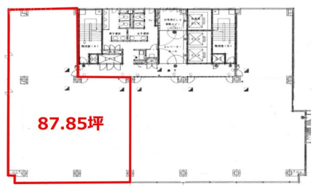 川崎砂子ビル7F 間取り図