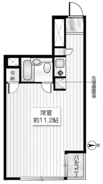 三田慶応ビジデンス9F 間取り図
