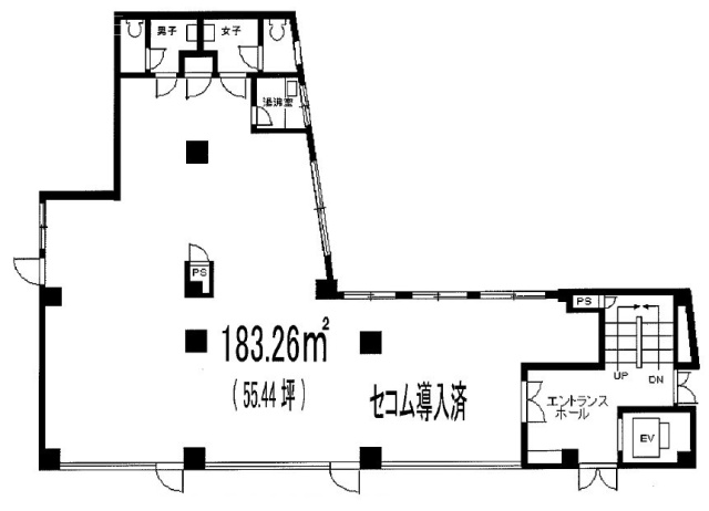 金田ビル1F 間取り図