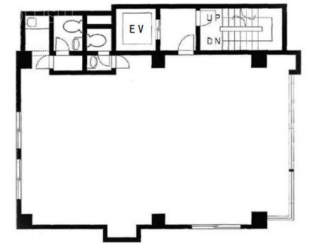 クルスビル6F 間取り図