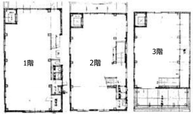 兼松ビル1F～3F 間取り図