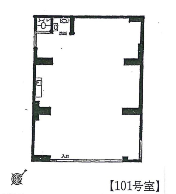 ニューリバーハイツ101 間取り図