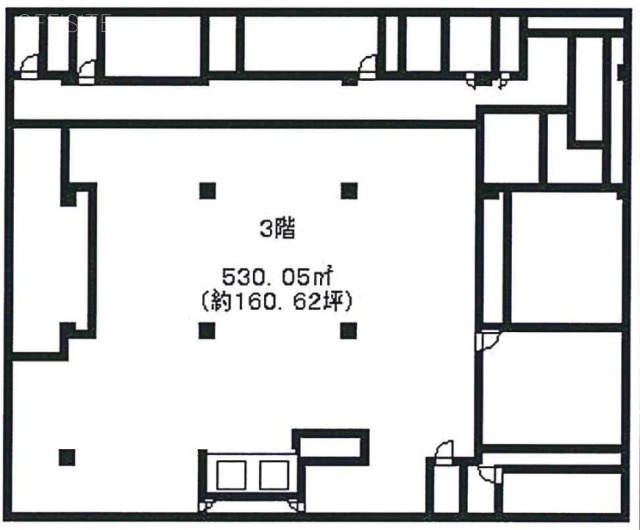 ニューオデオンビル3F 間取り図