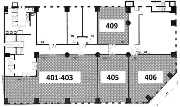 リスト関内ビル401-403 間取り図