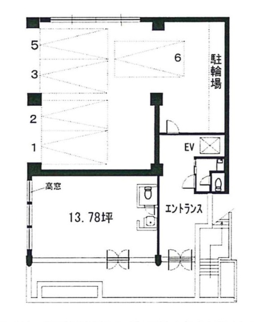 エンブレム八王子本町ビル7F 間取り図