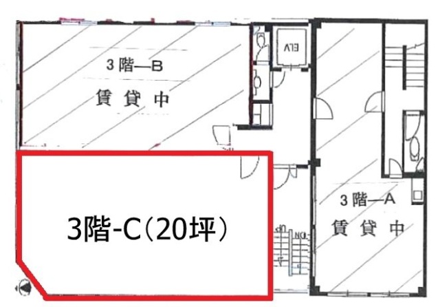 栄ビルC 間取り図