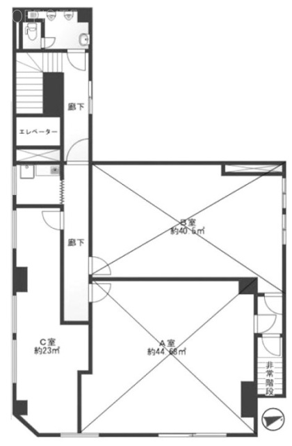 ストークビル長崎301C 間取り図