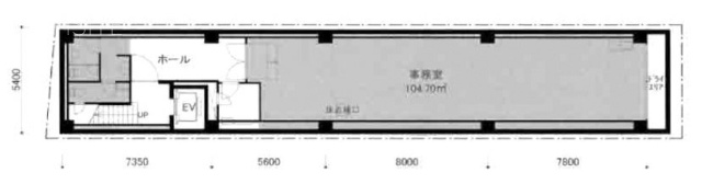 日本橋フジビルB1F 間取り図