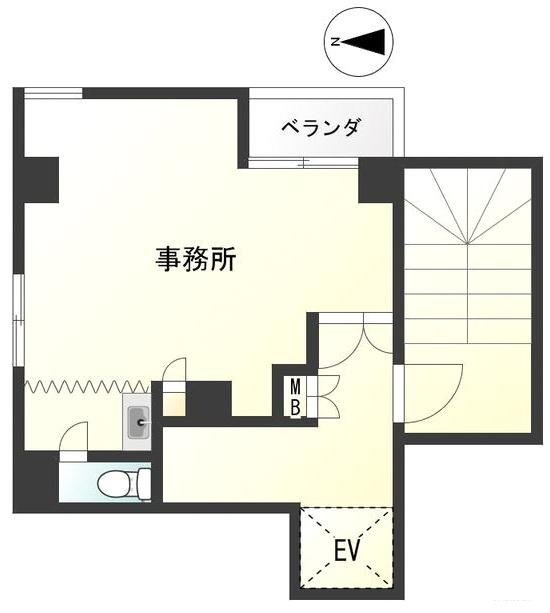 クリスタル亀戸ビル201 間取り図