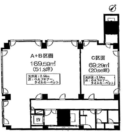 扶桑ビルAB 間取り図