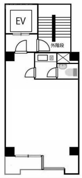 よしむらビル7F 間取り図