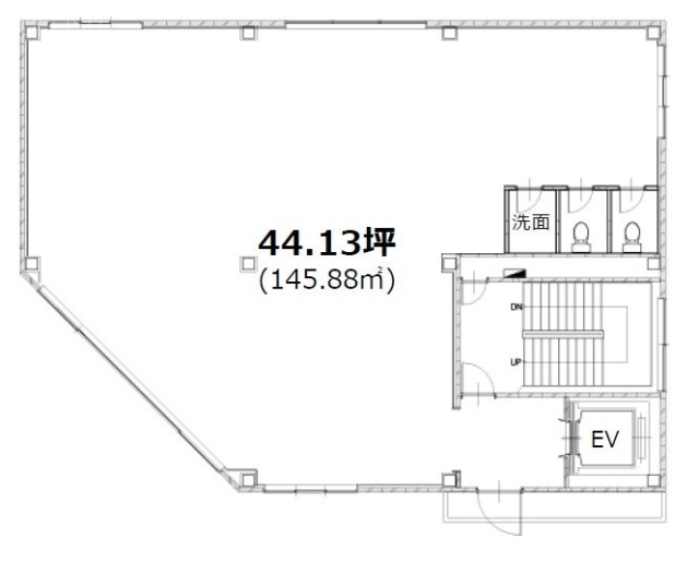 第一フロンティアビル2F 間取り図