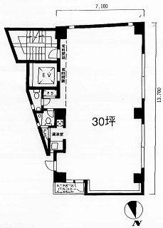 108ビル3F 間取り図