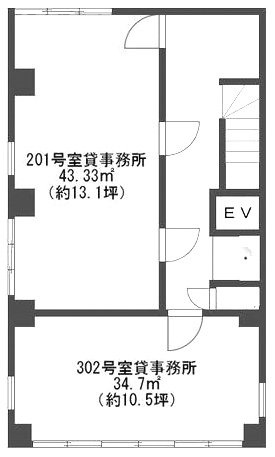 松村ビル201 間取り図