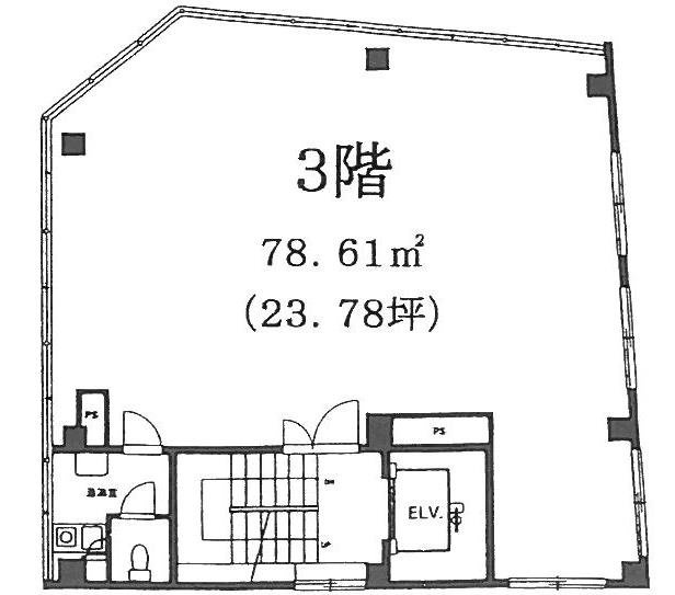 美矢川ビル3F 間取り図