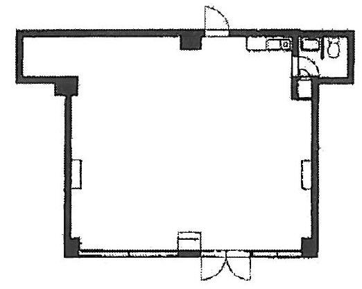 ポルトボヌール深谷ビル1F 間取り図