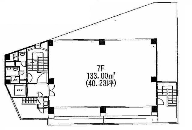 大井町ビル7F 間取り図