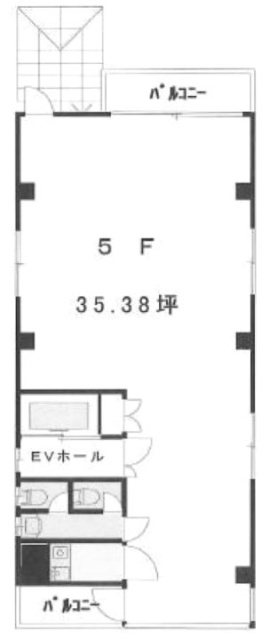久保ビル5F 間取り図