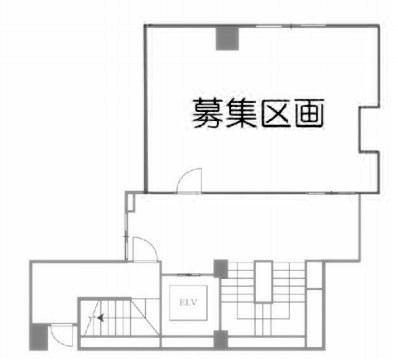 丸石第二ビル8F 間取り図