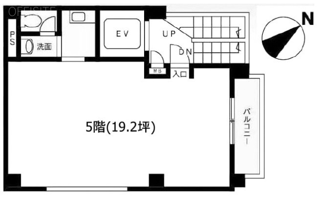 OPTビル5F 間取り図