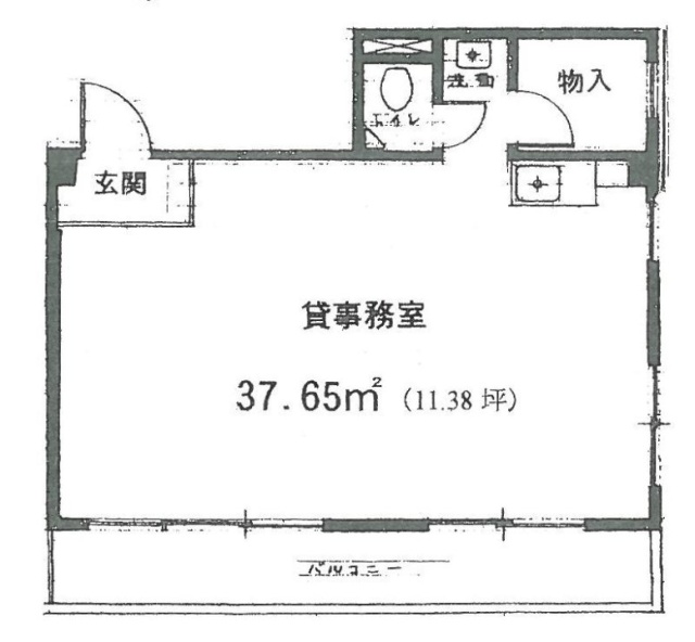 日本橋ダイヤマンション604 間取り図