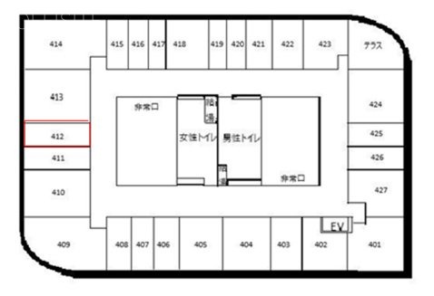 麻布台ヒルズレジデンスB412 間取り図