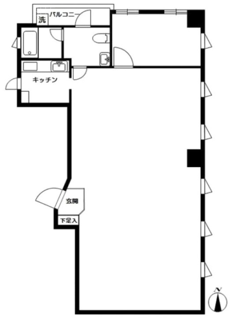 ウィンヴァレービル1F 間取り図