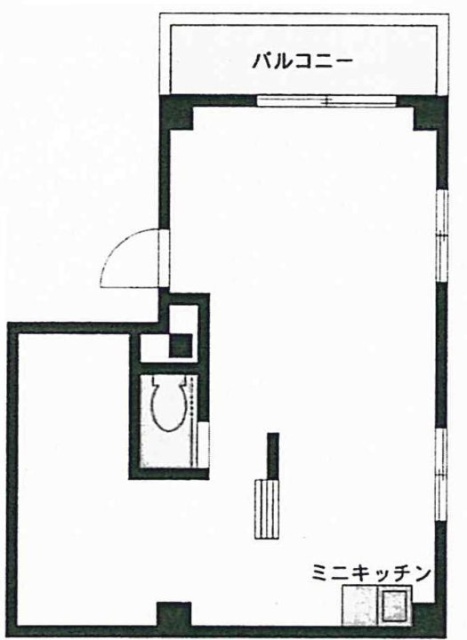 KMUⅡビル202 間取り図