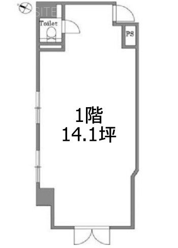 A&Eレジデンス横濱石川町1F 間取り図