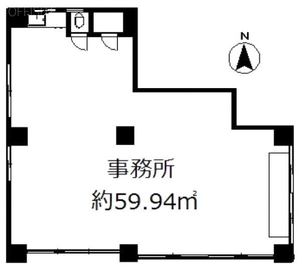 安澤ビル1F 間取り図