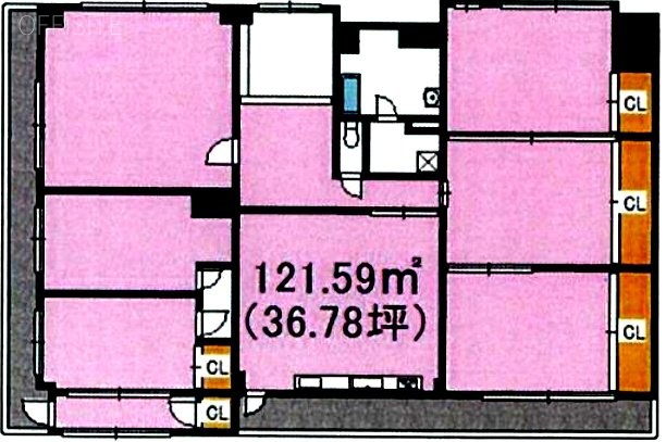 岡ハイツ2F 間取り図