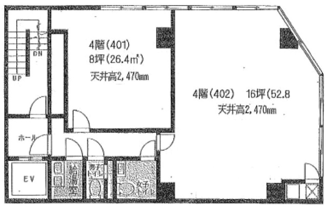 ラパンⅡビル402 間取り図