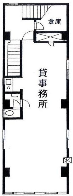 ヤマサンビル3F 間取り図