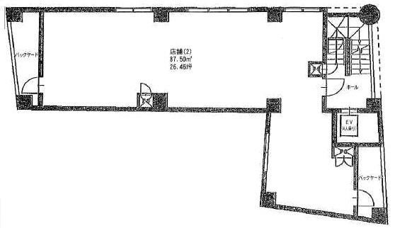 YAHIROビル2F 間取り図