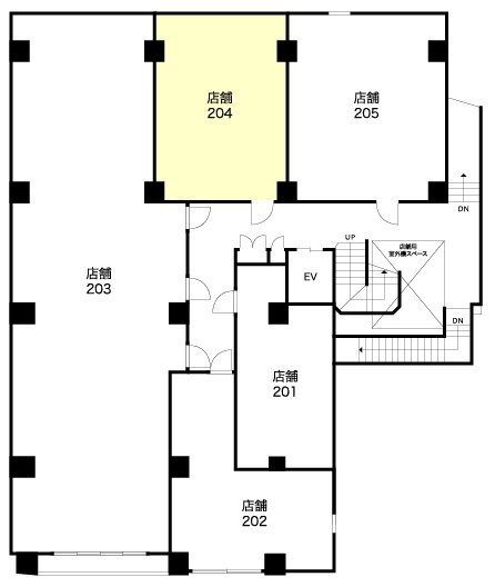 ハイシティ高田馬場204 間取り図