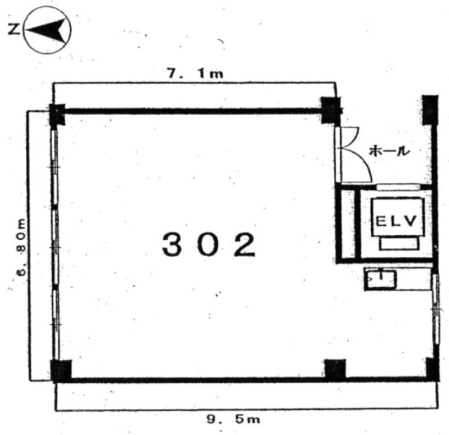 篠崎ビル302 間取り図