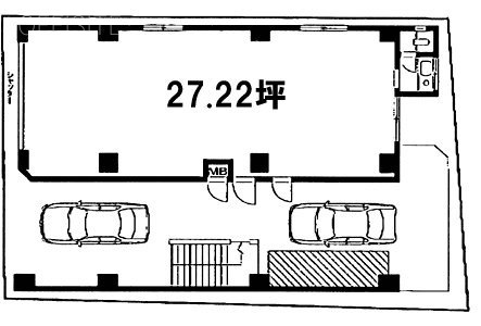 KBC桜木ビル1F 間取り図