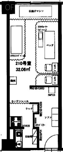 コントワール新宿210 間取り図