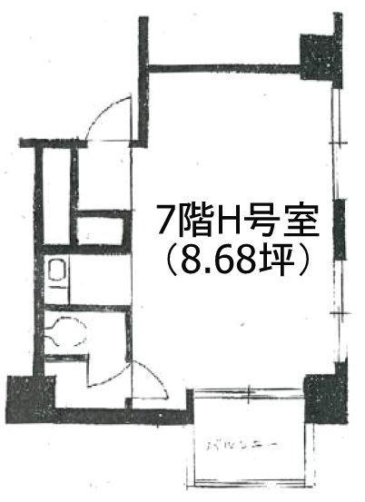 第2SSビルH 間取り図