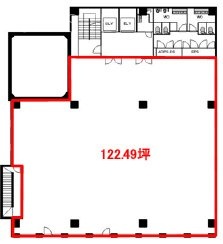 一星芝ビルディング4F 間取り図