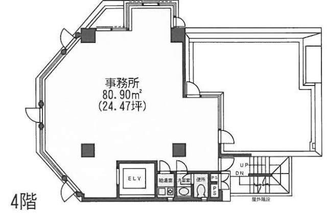 南青山ビル4F 間取り図