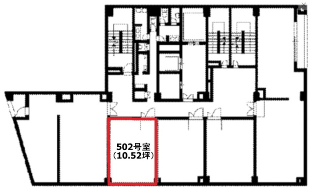 神南プラザビル502 間取り図