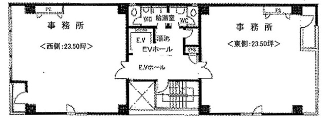 日本地所第7ビル東 間取り図