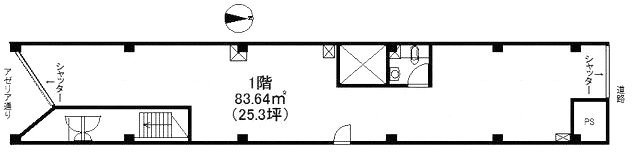 光洋ビル1F 間取り図