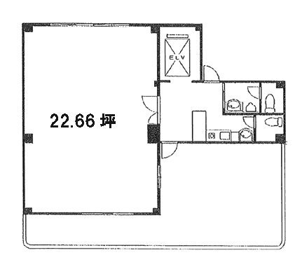 ブルービル6F 間取り図