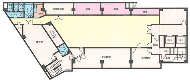 KY溜池ビルB1F 間取り図
